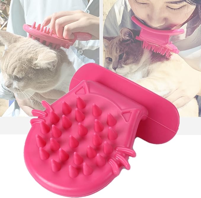 Cat Brush Shedding Grooming, Soft Massage Cat Tongue Brush, Licking Your Cat Like a Mama Cat to Comfort, Surprise Pet Gifts-Mewly Pet