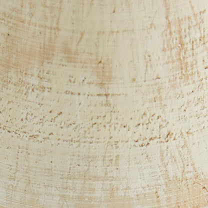 Deco 79 Wood Solid Candle Holder, Set of 3 12", 9", 7"H, Cream