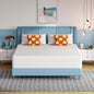 PayLessHere 14 Inch King Mattress Base Foam Mattress,Removable Soft Cover,Bunk Bed, Trundle, Daybed,White，Fiberglass Free