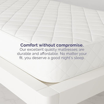 Signature Sleep 6” Coil Mattress made with CertiPUR-US® certified foam , Twin,White