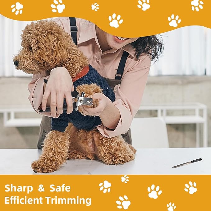 Dog Brush for Shedding,9 PCS in One Pet Slicker Hair Brush Kit with Pet Nail Clipper and File - Dog Cat Grooming Deshedding Undercoat Rake Brush Comb for All Small Large Dogs Cats Grey-Mewly Pet