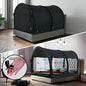 Alvantor Canopy Bed 2-in-1 Dream Privacy Space Full Size Sleeping Tents Indoor Pop Up Portable Frame Breathable Reducing Light & Air Ventilation