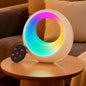 Auxmir Nursery Night Light for Baby, Magic Moon Lamp for Kids and Adult 7 Lighting Colors & 9 RGB Modes, Rechargeable Bedside Table Lamp with Timing Function, Sleep Aid Nursing Lamp for Bedroom