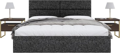 Vänt Upholstered Wall Panels - King/Cal King Size Wall Mounted Headboards - Weave Prestige - Twin/King - Set of 4 Panels (Each Individual Panel 39"x11.5")