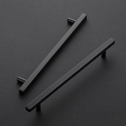 Ravinte Black Cabinet Handles 30 Pack 8-4/5 inch Matte Black Square Cabinet Pulls Kitchen Hardware 11-3/10 inch Overall Length Kitchen Drawer Pulls