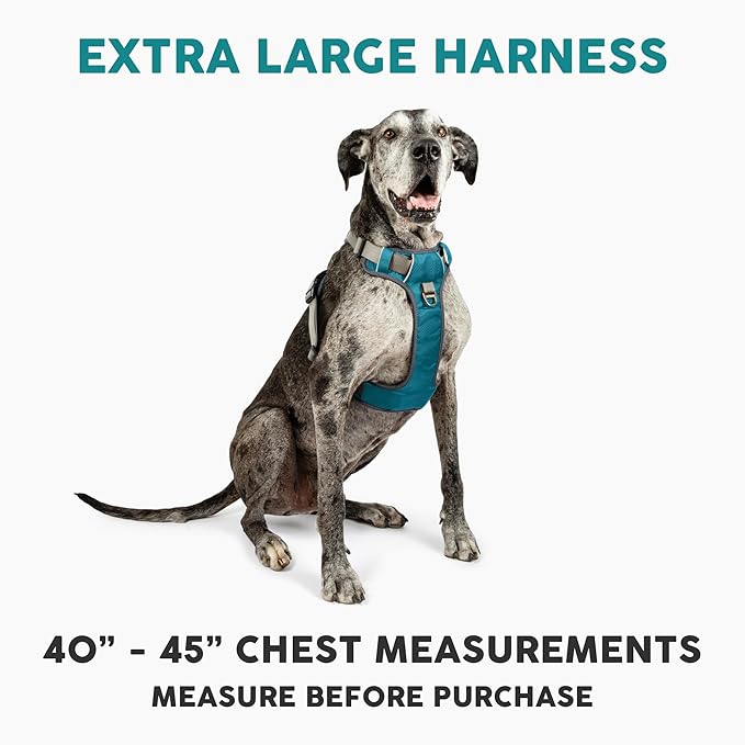 Embark Adventure Dog Harness, Reflective Trim XL Dog Harness for Extra Large Dogs No Pull - Military Grade Nylon, 2 Leash Clips & Gel Lined Handle. Soft & Padded Puppy-Mewly Pet