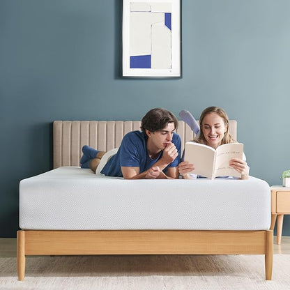 ZINUS 12 Inch Green Tea Cooling Memory Foam Mattress [New Version], Queen, Fiberglass Free, Medium Firmness, Cooling Gel Foam, Certified Safe Foams & Fabric, Mattress in A Box