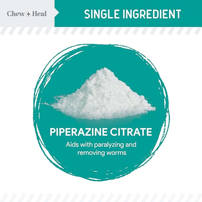 Dog and Cat Dewormer - 12 oz of Wormer Liquid to Paralyze and Expel Roundworms - Kitten and Puppy Dewormer-Mewly Pet