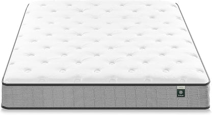 ZINUS 8 Inch Comfort Support Cooling Gel Hybrid Mattress, Twin, Tight Top Innerspring Mattress, Motion Isolating Pocket Springs, Mattress in A Box