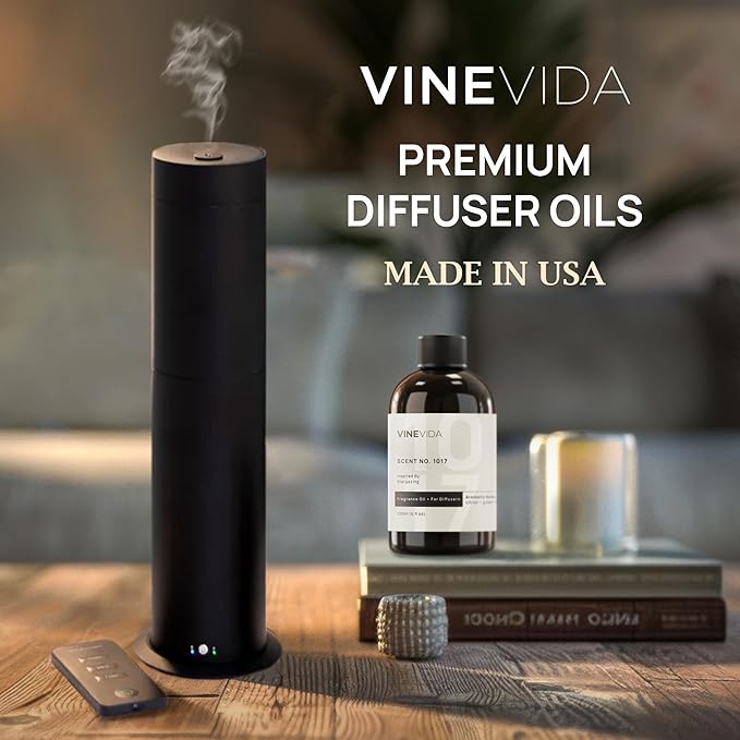 VINEVIDA [32 Fl Oz] Scent NO. 1120 Fragrance Oil for Cold Air Diffusers, Aromatic Notes of Earthy Musk Vanilla, Essential Oils for Diffuser Oil Refill & Air Freshener Room Spray