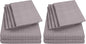 Twin Size Bed Sheets - 4 Piece 1500 Supreme Collection Fine Brushed Microfiber Deep Pocket Twin Sheet Set Bedding - 1 Extra Pillow Cases, Great Value, Twin, Pinstripe Gray (Pack of 2)