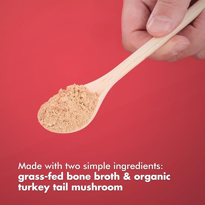 King Lou Pets + BK Pets - Bone Broth Booster Holistic Defense - Beef Bone Broth Topper - Beef Bone Broth and Turkey Tail Mushroom - Bone Broth for Holistic Immune Defense - Dogs and Cats Bone Broth-Mewly Pet