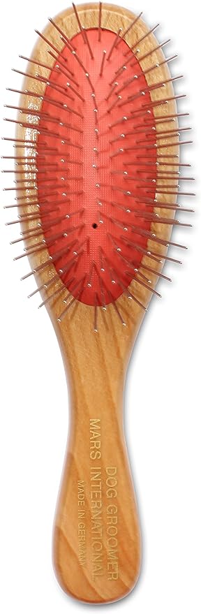 Mars Coat King Professional Grooming Brush for Dog and Cats. (7.25", 1" Stainless Steel Pins)-Mewly Pet