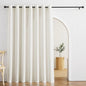 RYB HOME Extra Long Linen Curtains 108 inches Long, Light Filtering Privacy Elegant Semi Sheer Drapes Cottage Country Rustic Style for Living Room Bedroom Doorway, Linen, W 60 x L 108, 1 Pc