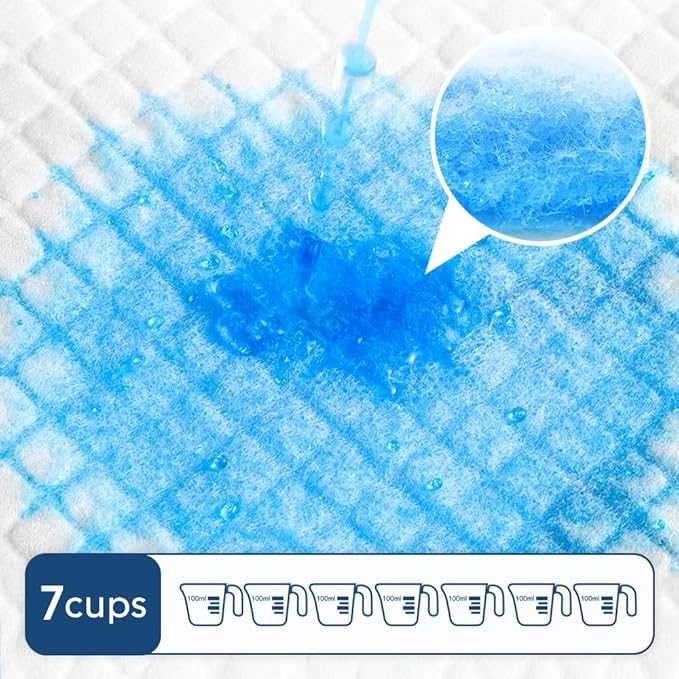 50 Count 28” x 34” XL Disposable Dog Pee Pads, Super Absorbent Leakproof Quick Drying Puppy Pee Pads for Dogs, Extra Large Disposable Dog Training Pads-Mewly Pet