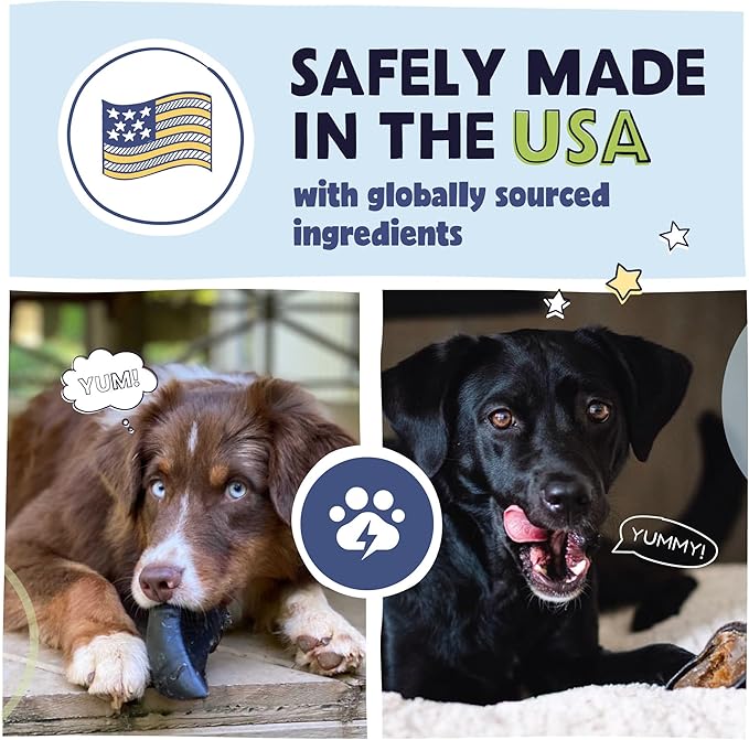 Pawstruck Peanut Butter Filled Cow Hooves for Dogs – Made in USA, Long-Lasting Dental Treats and Chews – Beef Hoof – 5 Count – Packaging May Vary-Mewly Pet