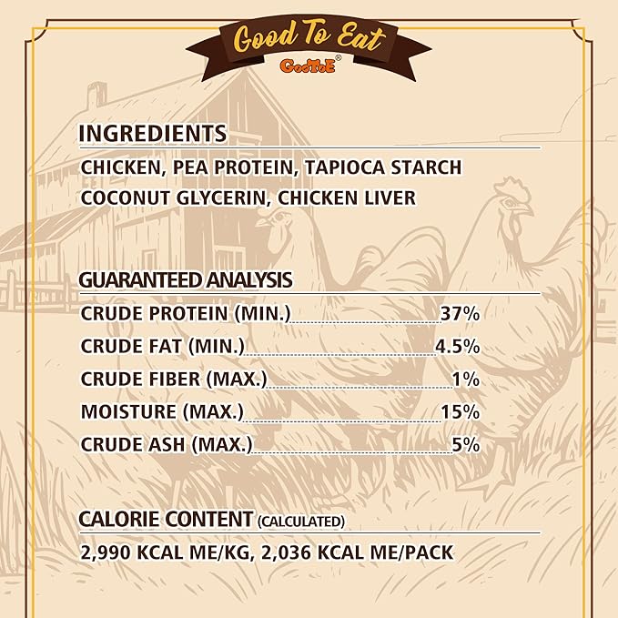 Gootoe Chicken Dog Treats – Chicken Sticks with Chicken Liver 1.5 lb – All Natural, Grain-Free, Low Fat, Premium Training Chews, Healthy & Easily Digestible-Mewly Pet