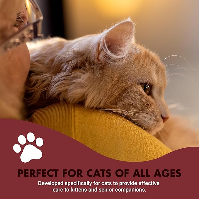 Immune Support for Cats – Daily Formula with Inulin, Beta-Glucan, Vitamin E, Omega-3s, Fermented Yeast & More! - Made for Picky Eaters-Mewly Pet