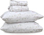 RUVANTI Flannel Sheets King Size - 100% Cotton Brushed King Bed Sheets Set - Deep Pockets 16 Inches - All Seasons Breathable & Extra Soft - Warm & Cozy, 4 Piece, Rustic Homestead