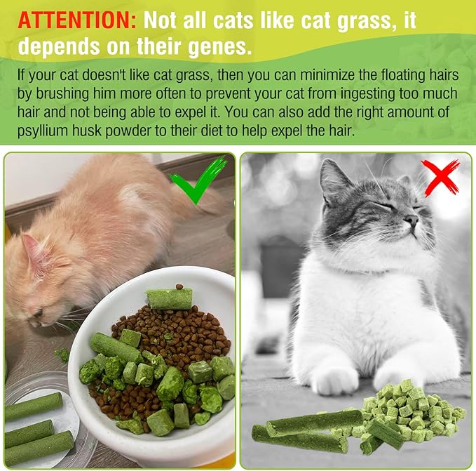 30g Cat Grass Sticks, Delicious Cat Grass Teething Stick Edible Cats Chew Toy Cat Treats Snack for Teeth Cleaning and Hairball Removal-Mewly Pet