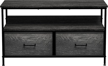 Sorbus TV Stand Dresser with 2 Drawers - Television Riser Chest with Storage - Bedroom, Living Room, Closet, & Dorm Furniture