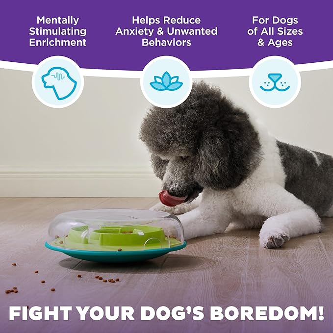 Outward Hound Nina Ottosson Wobble Bowl Dog Game -Interactive Slow Feeder Bowl Dog Game-Mewly Pet