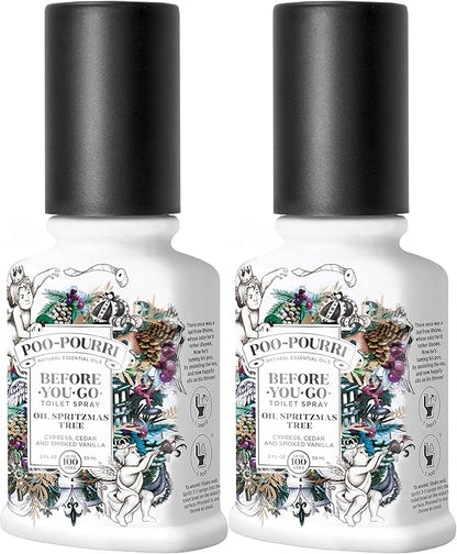Poo-Pourri Before You Go Toilet Spray 2 Oz Spritzmas Tree, 2 Pack