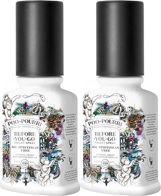 Poo-Pourri Before You Go Toilet Spray 2 Oz Spritzmas Tree, 2 Pack