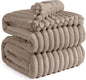 Bedsure GentleSoft Mocha Meringue California King Size Blanket for Couch - Cozy Soft Blankets for Women, Cute Small Fleece Throws for Girls, Birthday Gifts for Women, 102x96 Inches