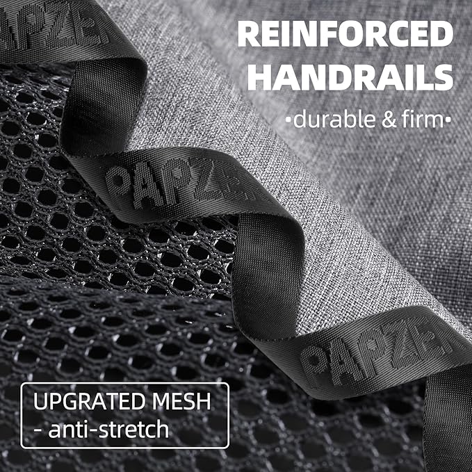 Top Loading Medium Cat Carrier with Privacy Curtain, Delta Approved TSA Pet Travel Crate Suitcase Luggage Sleeve, Soft-Sided Dog Kennel Bag 18x11x11 United Airline Approved Under Seat Grey-Mewly Pet