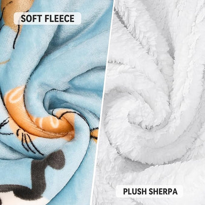 Catalonia Sherpa Wearable Blanket with Sleeves & Foot Pockets for Adult Women Men, Comfy Snuggly Wrap Sleeved Throw Blanket Robe, Gift Idea, Grey