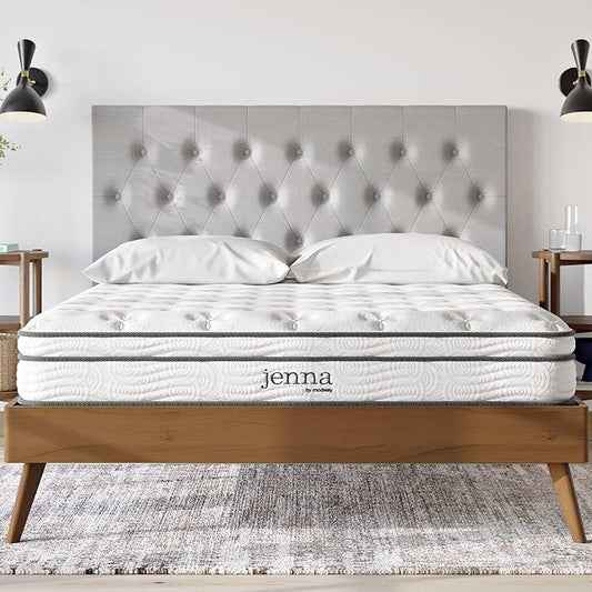 Modway Jenna 8” Innerspring and Memory Foam King Mattress With Individually Encased Coils