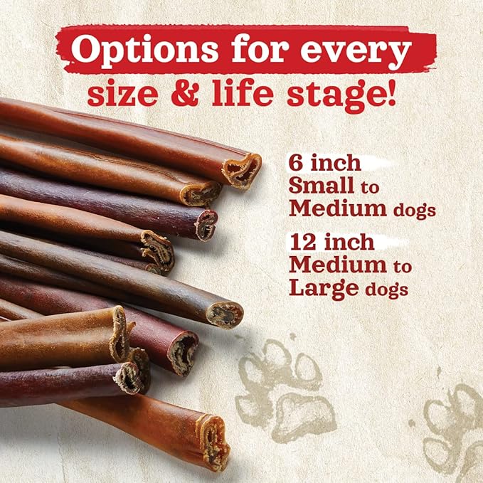 Natural Farm Collagen Dog Chews (3-5”, 10 Units), Odor-Free Long Lasting Bully Sticks & Rawhide Alternative Dog Treats, 95% Collagen Low Fat, High Protein – Small & Medium Dogs-Mewly Pet