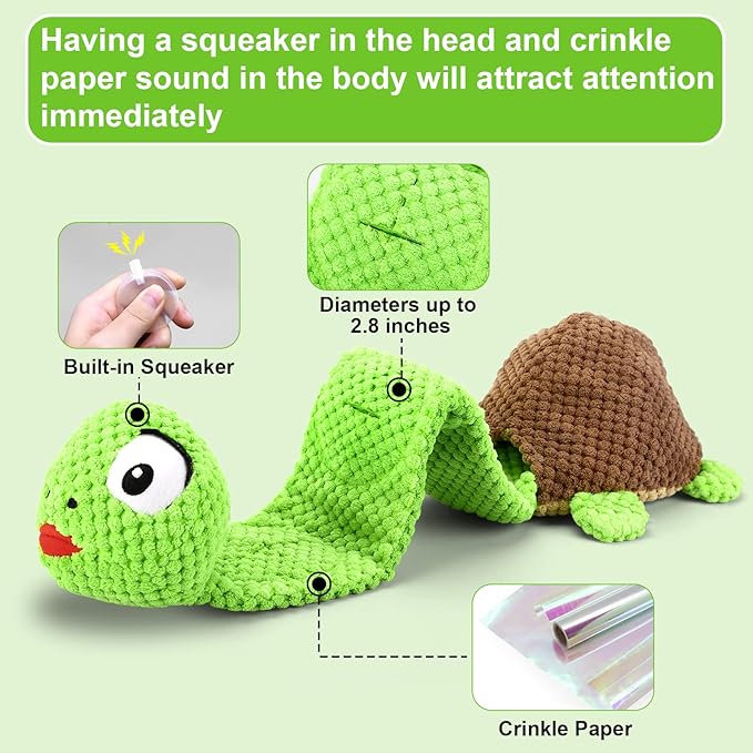 Dog Squeak Toys Dogs Enrichment Treat Dispensing Puzzle Toys Interactive Dog Toys for Large Medium Small Dogs-Mewly Pet