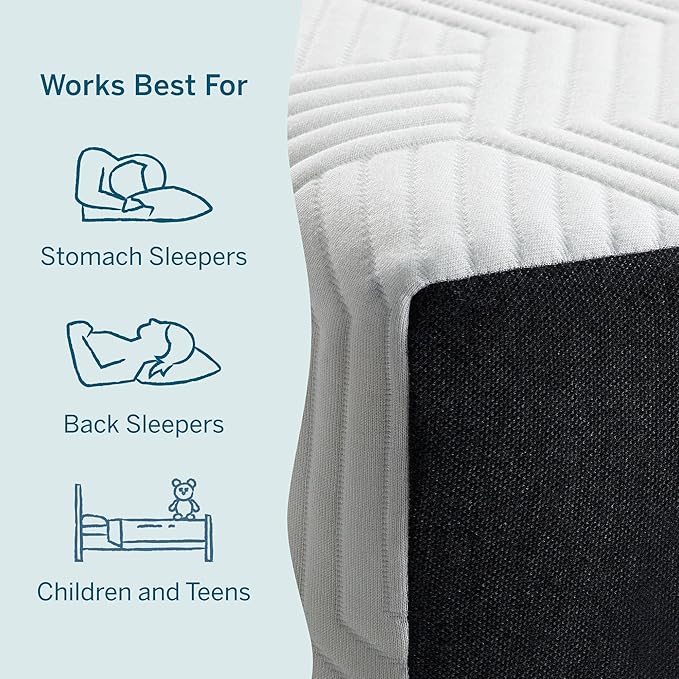 Lucid 8 Inch Memory Foam Mattress - Medium Firm Feel - Infused with Refreshing Bamboo Charcoal and Cooling Gel - Bed in a Box - Temperature Regulating - Pressure Relief - Breathable - Twin Size