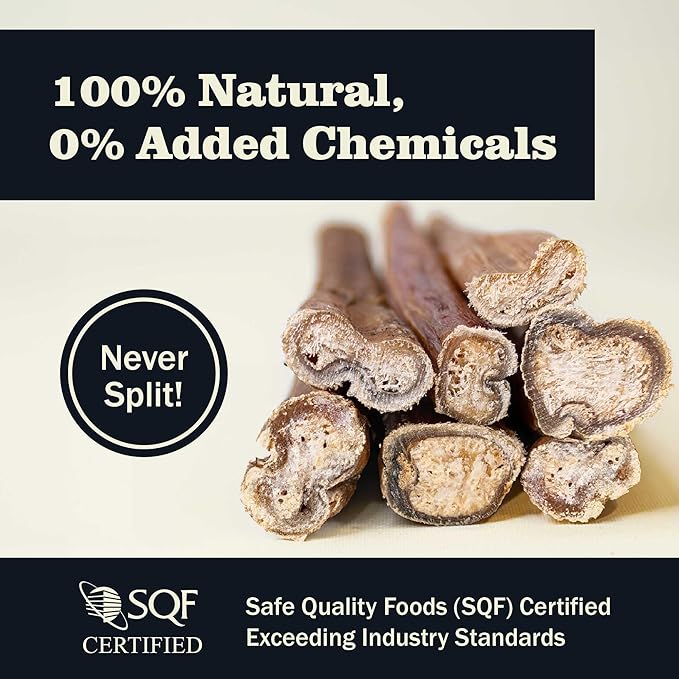 Redbarn Pet Products All Natural 8-12" Bully Sticks for Medium/Large Dogs - Healthy Long Lasting Chews Variety Party Pack - 100% Beef Single Ingredient Low Odor Rawhide Free - 1lb - Packaging May Vary-Mewly Pet