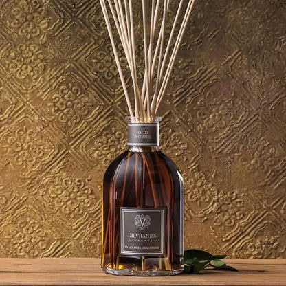 Dr. Vranjes - Oud Nobile 500 ml Reed Diffuser + Elegant Shopping Bag, Luxurious Home Fragrance, Woody & Resinous Notes, Made in Italy