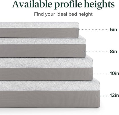 ZINUS 12 Inch Ultima Memory Foam Mattress [New Version], King, Fiberglass Free, Medium Firm Feel, Breathable Airflow Memory Foam, Certified Safe Foams & Fabric, Mattress in A Box