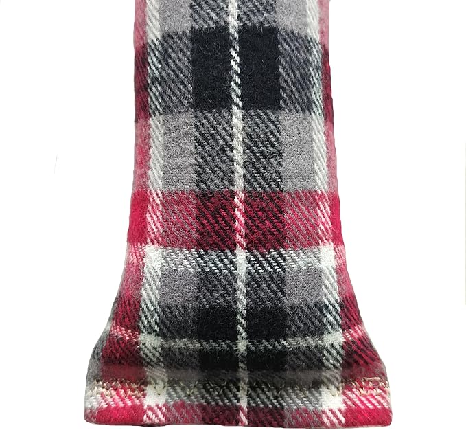 15" Catnip Cat Kicker Toys/Kitty Kick Sticks/Cat-Nip Kick Sticks (Red/Grey Flannel) (Kickers Filled with 1 oz Premium Canadian Catnip)-Mewly Pet