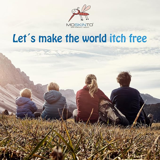 Moskinto The Original Mosquito Itch Relief Patches for Kids & Adults, Bug Bite Patches Soothe Swelling & Itching, Anti Itch Bug Bite Relief, Suction Tool Alternative, Family Pack, 42 Count, Pack of 2-Mewly Pet