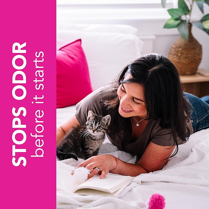 ökocat Super Soft Wood Clumping Cat Litter, Unscented, 15.8 pounds - Natural Ingredients, Stops Odor, Clumps Solid, 99% Dust Free, Great for All Cats, Sensitive Paws, Kittens-Mewly Pet