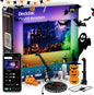 DecTok TV LED Backlight 15.5ft - TV Lights That Change with Screen for 55-75'' RGB LED Strip Light Cuttable with Smart App Control Game & Music Sync Color Changing Light for Halloween Home Decorations
