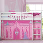 Disney Princess Loft Bed Tent - Curtain Set for Low Twin Loft Bed (Bed Sold Separately) by Delta Children