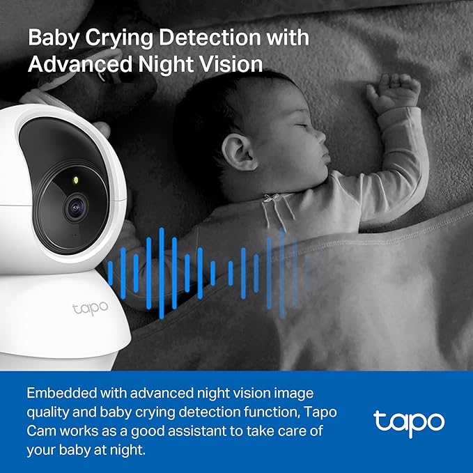 TP-Link Tapo 2K Pan/Tilt Security Camera for Baby Monitor, Dog Camera w/Motion Detection, 2-Way Audio, Siren, Night Vision, Cloud & SD Card Storage, Works with Alexa & Google Home, 2-Pack (C210P2)-Mewly Pet