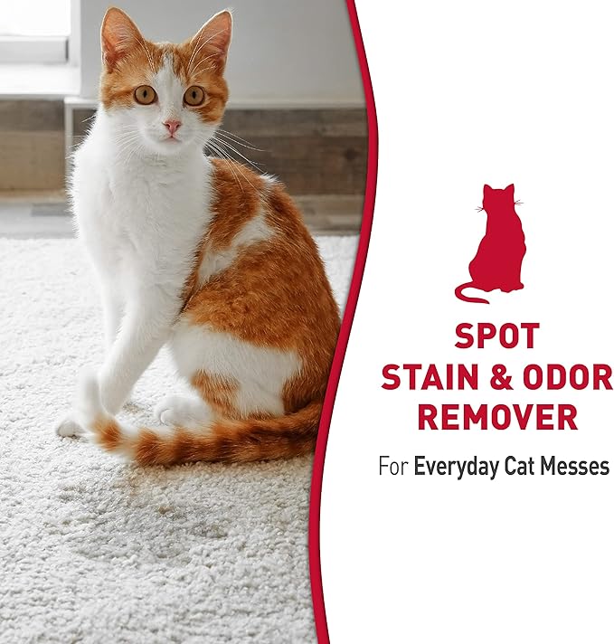 Nature's Miracle Stain and Odor Remover, Spot Stain and Pet Odor Eliminator, Enzymatic Formula, 32 Ounce Spray-Mewly Pet
