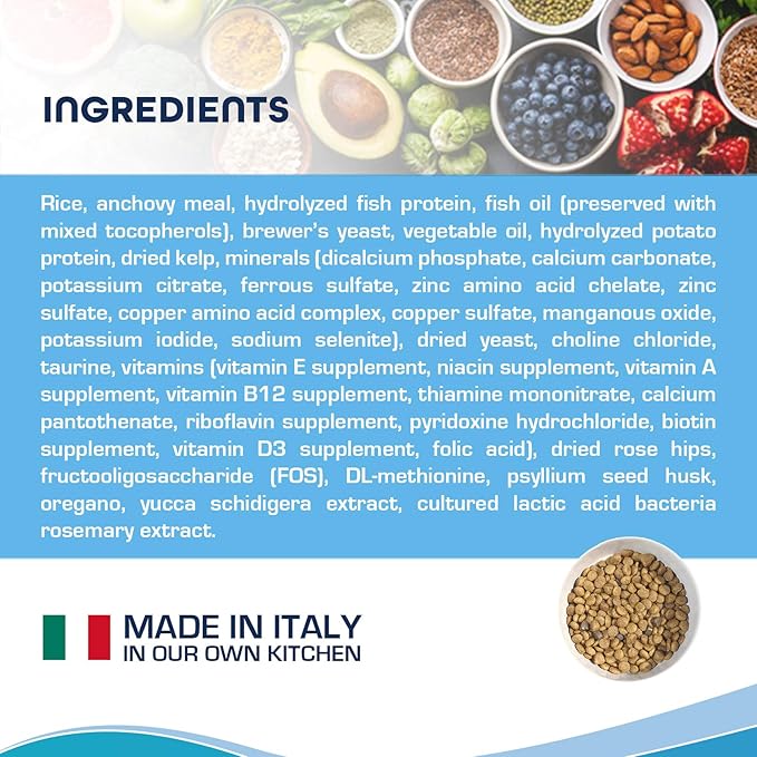 Forza10 Active Intestinal Support Diet Dry Cat Food for Adult Cats, Cat Food Dry for Upset Stomach, Diarrhea and Intestinal Disorders, Wild Caught Anchovy Flavor, 4 Pound Bag-Mewly Pet