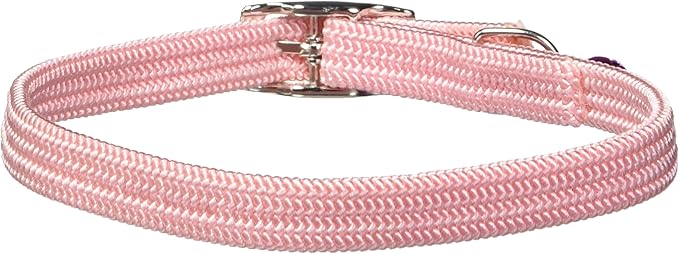 Kool Kat Elastic Cat Safety Collar with Bell, Pink, 12"-Mewly Pet