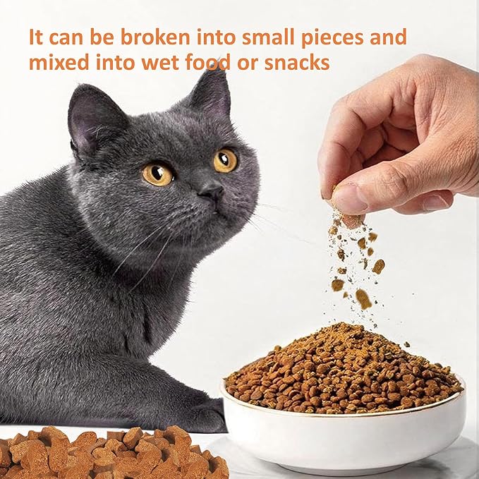 Cat Calming Treats - 100 Count Salmon Chews with Organic Chamomile & Ginger, Stress Relief Supplement for Separation Anxiety, Vet Visits & Thunderstorms (Salmon)-Mewly Pet