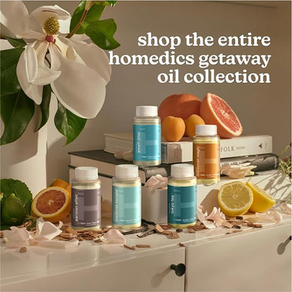 Homedics SereneScent Parisian Affair, Floral & Fresh Home Fragrance Oil, 120 ml, for use with Homedics SereneScent Waterless Diffuser (ARMH-970/973), Clean & Natural, up to 100% USDA Biobased
