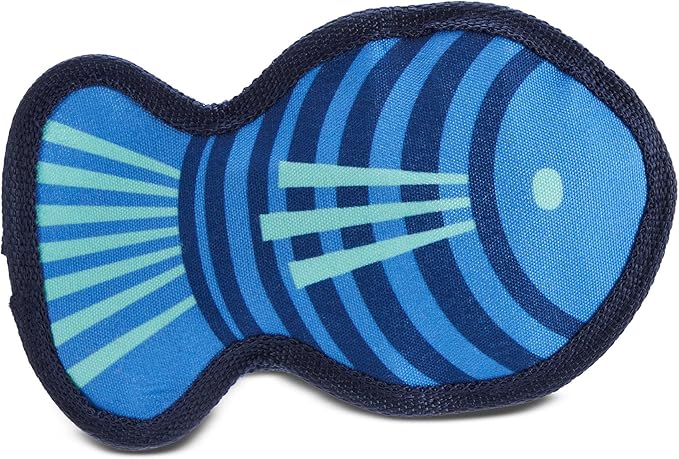 Barkbox Super Chewer Rad Herring Hard Core Toy with Rip Away Plush for Aggressive Chewers, Medium-Mewly Pet